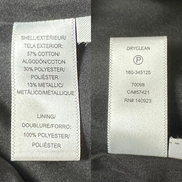 LOFT Metallic Gold Jacquard Mini Skirt Size S - Picture 8 of 10